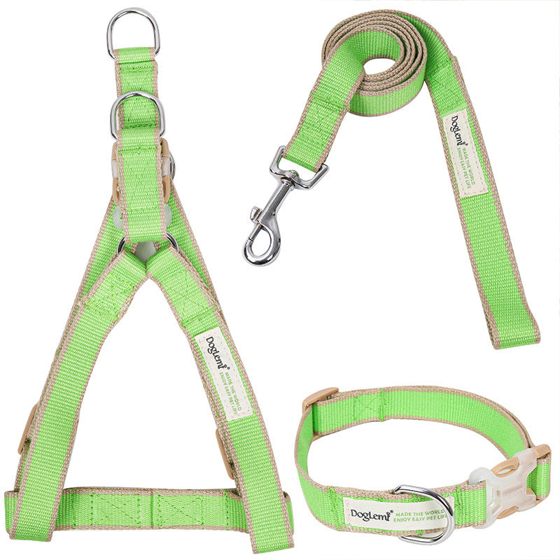 Bamboo Antibacterial Pet Harness & Lead Set