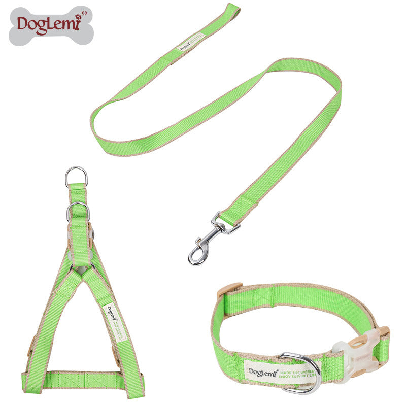 Bamboo Antibacterial Pet Harness & Lead Set