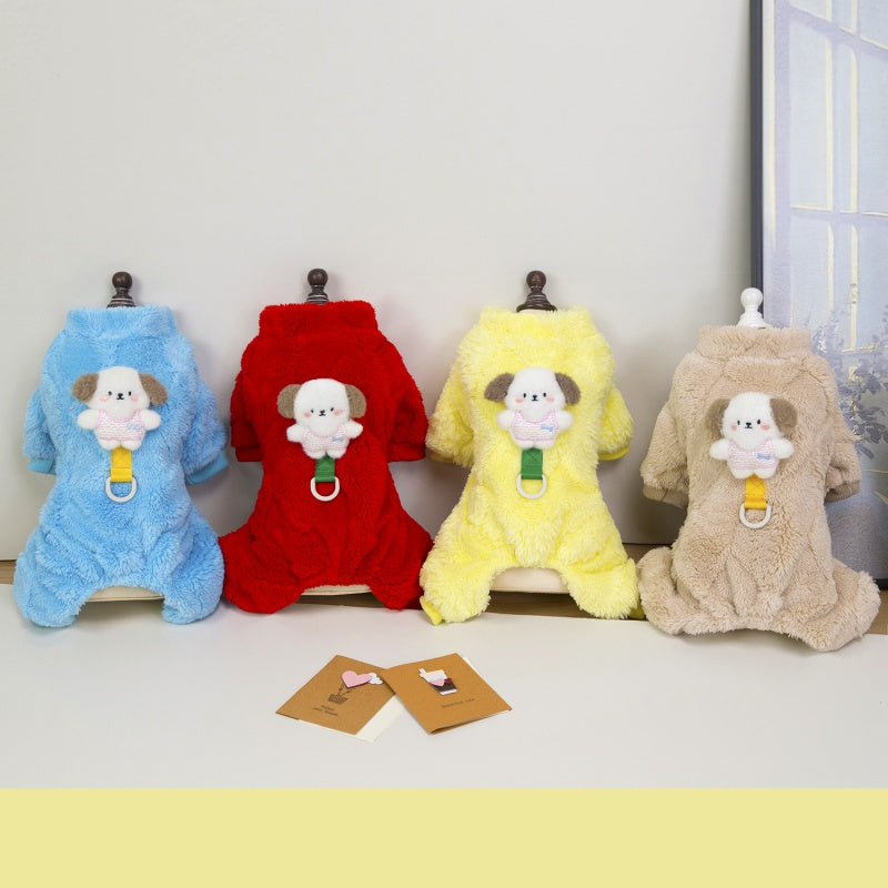 Cozy Four-Legged Pet Jumpsuit
