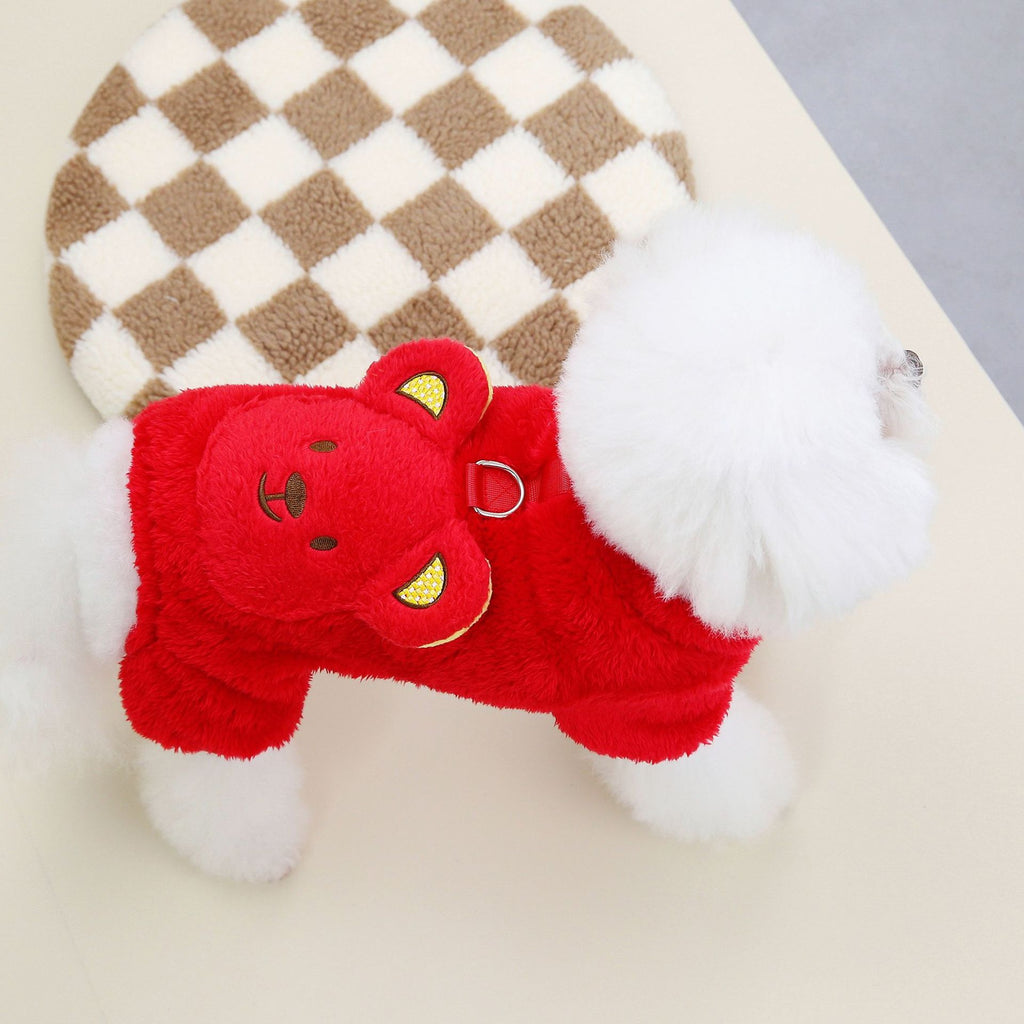Backpack Bear Four-Leg Pet Fleece