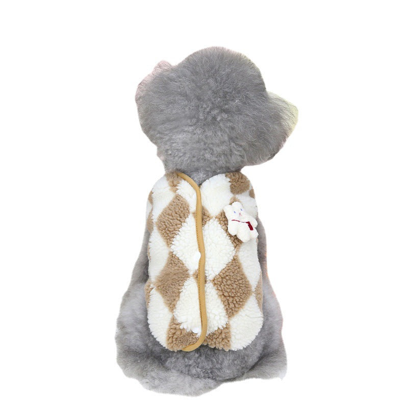 Diamond Pattern Two-Leg Pet Fleece