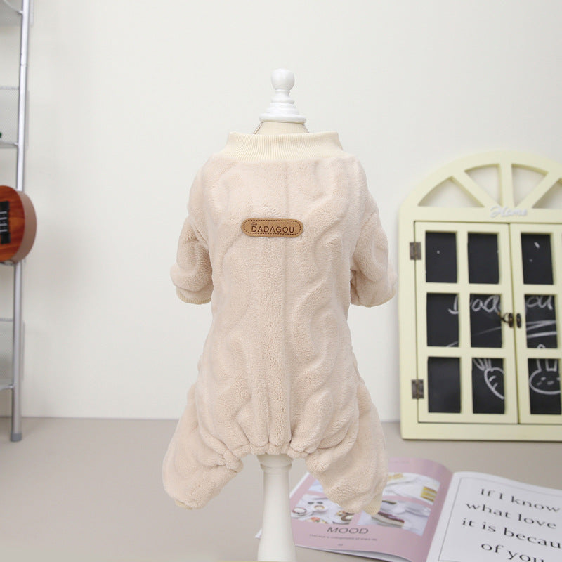 Twist Knit Four-Leg Pet Fleece