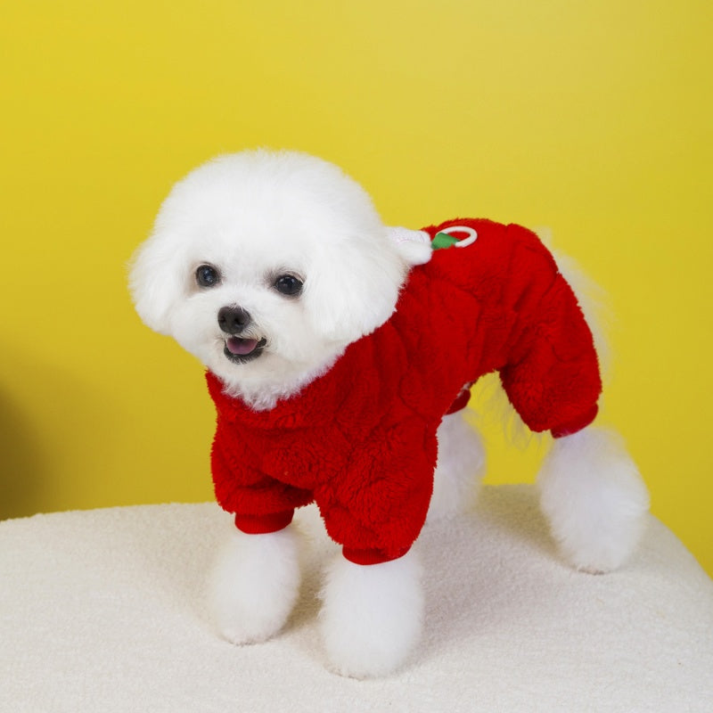 Cozy Four-Legged Pet Jumpsuit