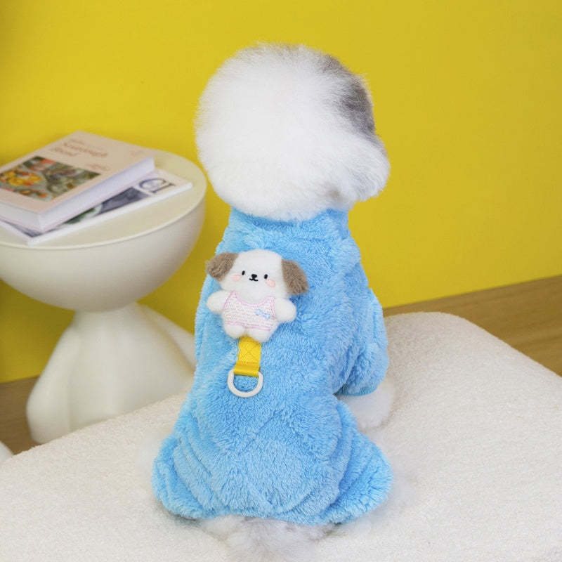 Cozy Four-Legged Pet Jumpsuit