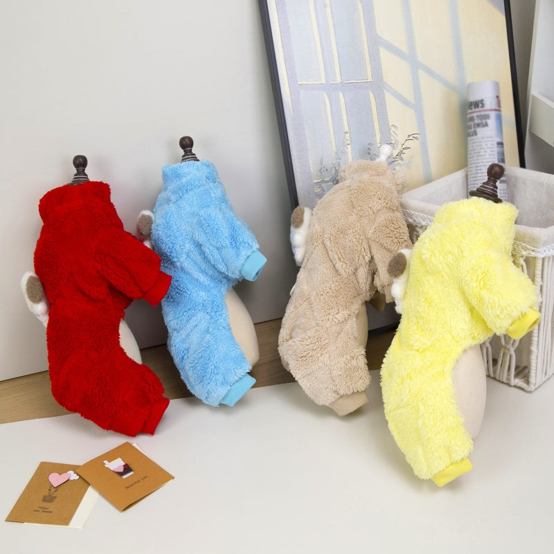 Cozy Four-Legged Pet Jumpsuit
