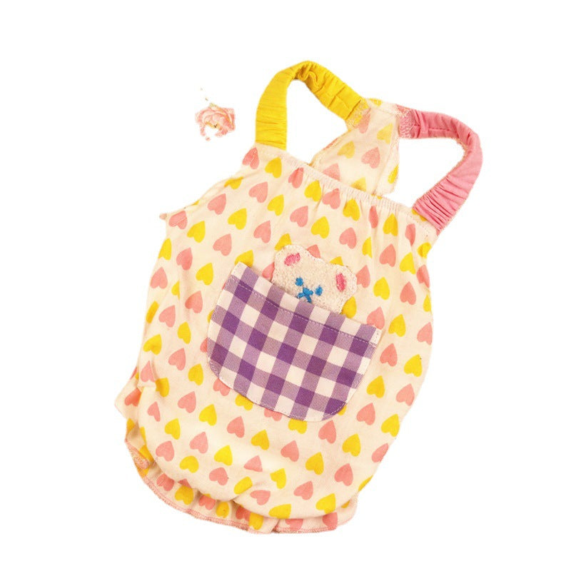 Heart Bear Pet Sundress