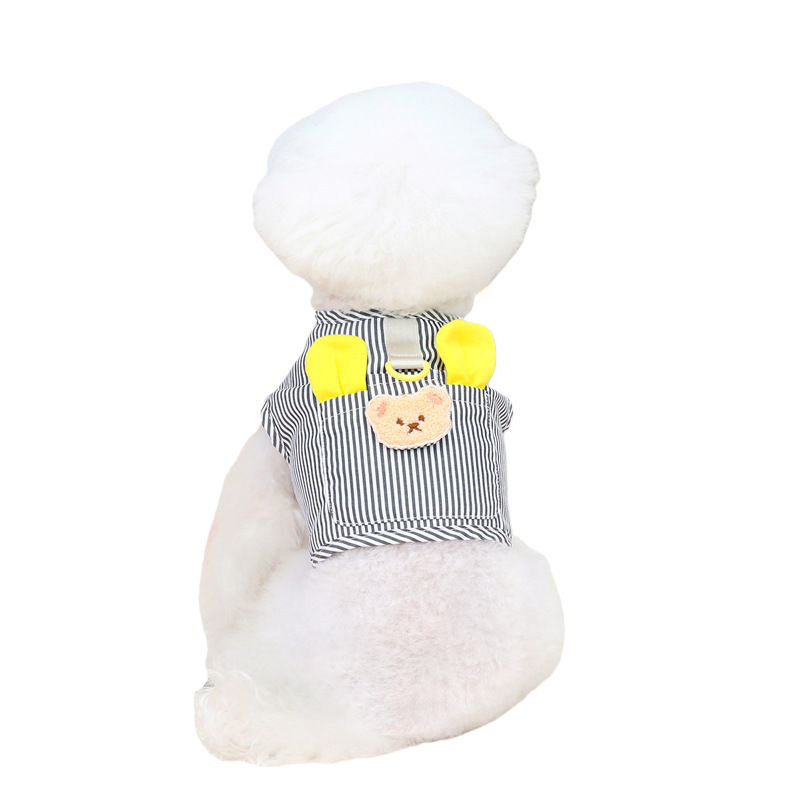 Striped Harness Pet Vest
