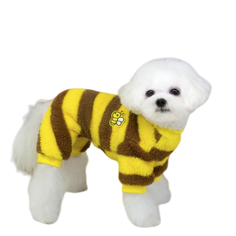 Bee Cartoon Four-Legged Pet Jumpsuit