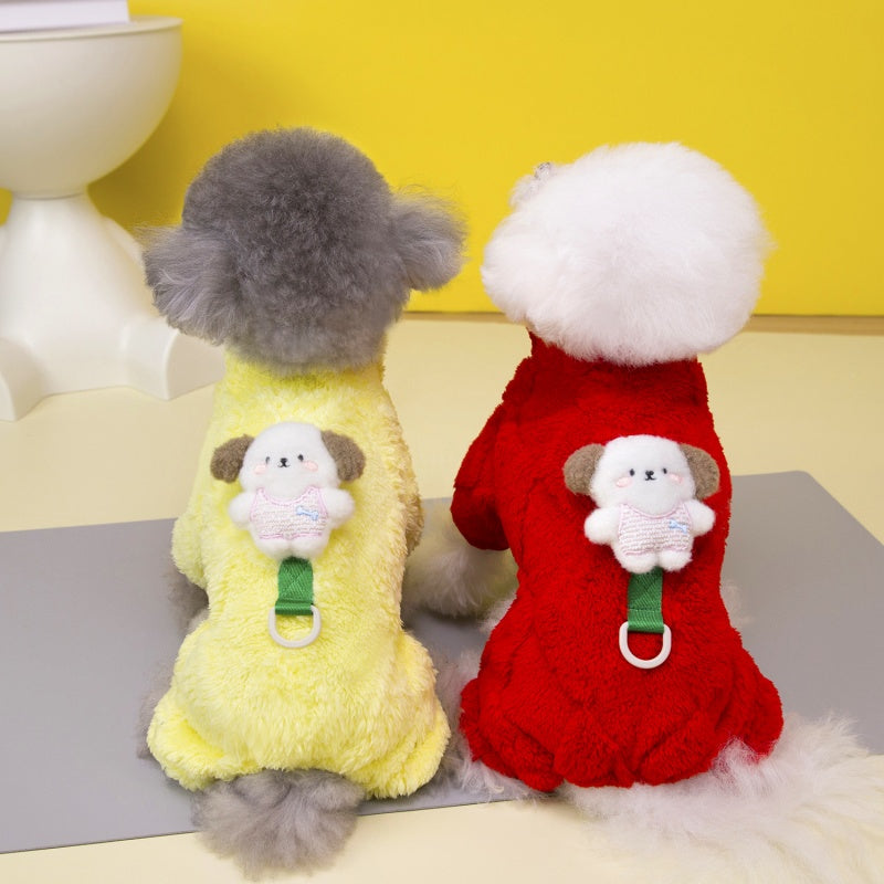 Cozy Four-Legged Pet Jumpsuit