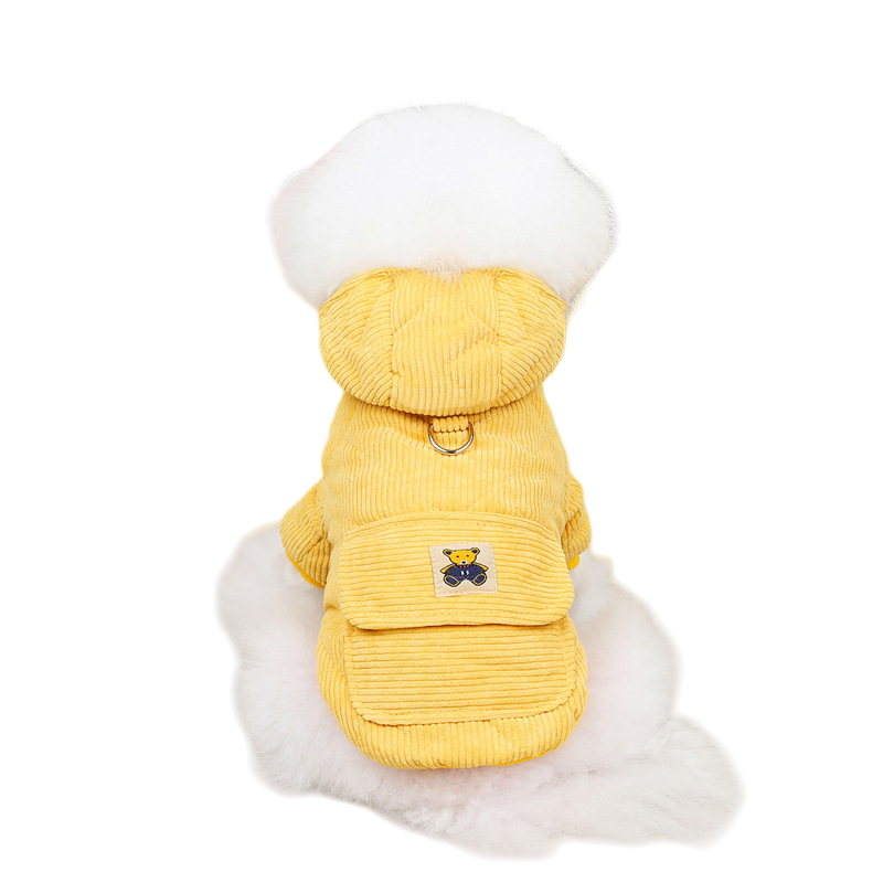 Corduroy Two-Leg Pet Coat