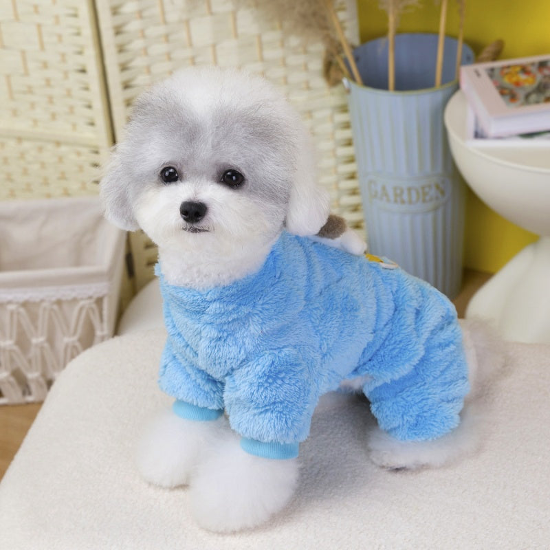Cozy Four-Legged Pet Jumpsuit