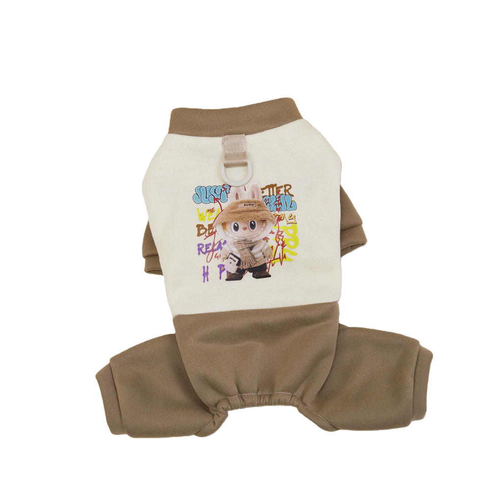 Color Block Four-Leg Pet Hoodie