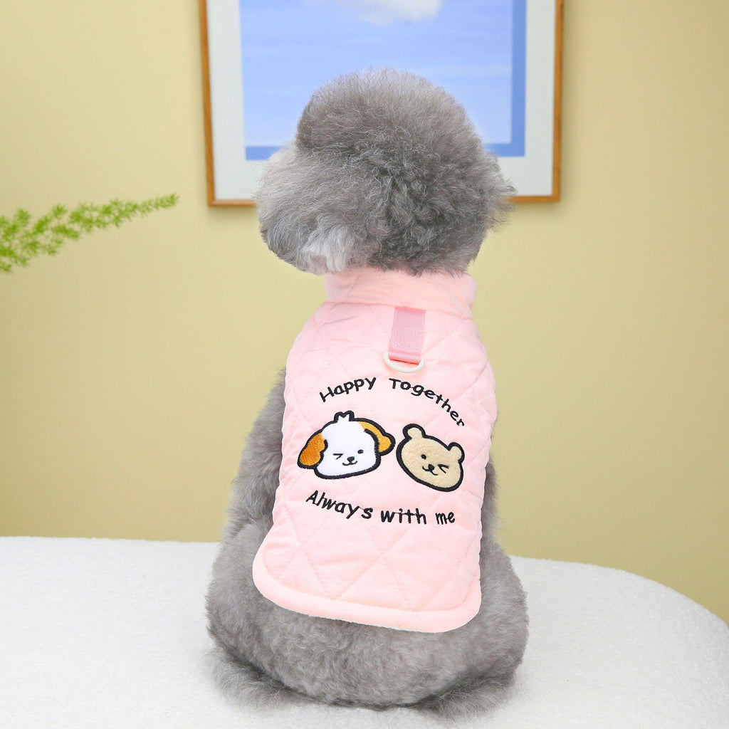Cartoon Thick Cotton Pet Coat