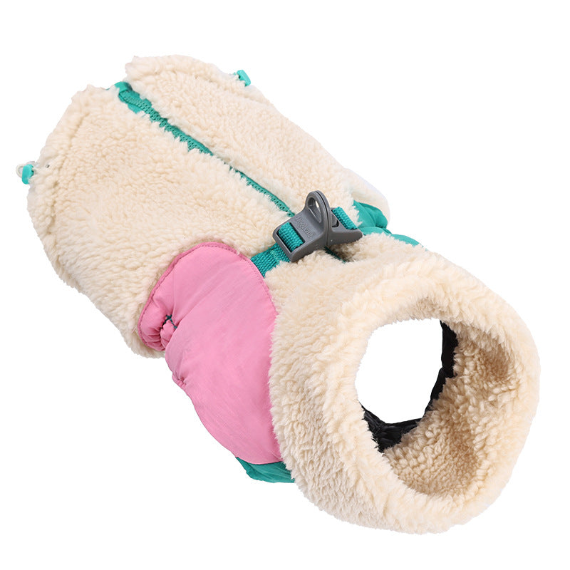 Winter Shearling Warm Windproof Dog Vest