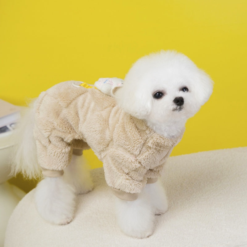 Cozy Four-Legged Pet Jumpsuit