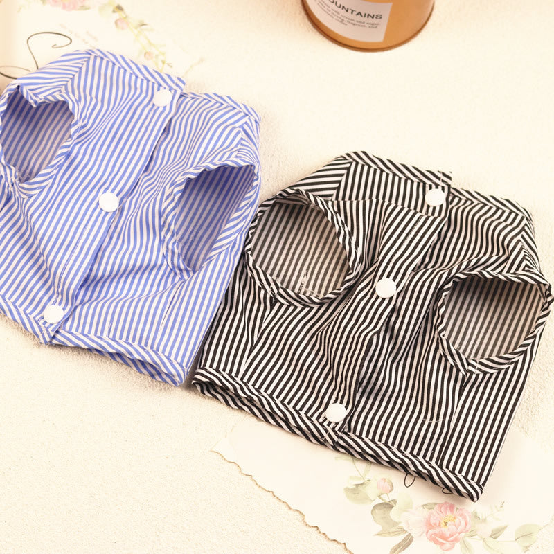 Striped Harness Pet Vest